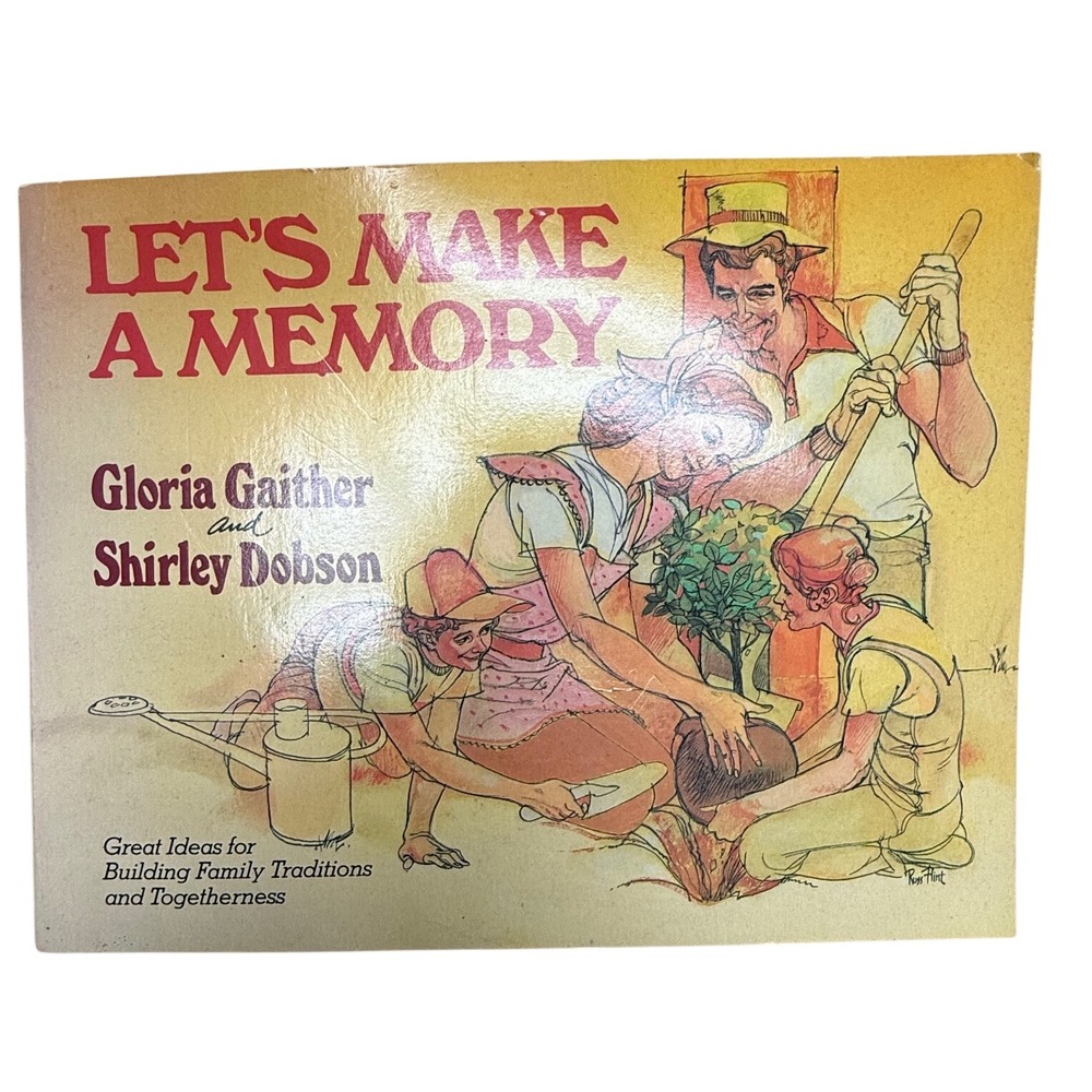 Vintage Let's Make‎ a Memory Gloria Gaither Family Traditions Togetherness Book